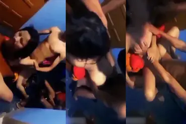 Istri Pasrah Digilir Tiga Pria Liar Di Ranjang